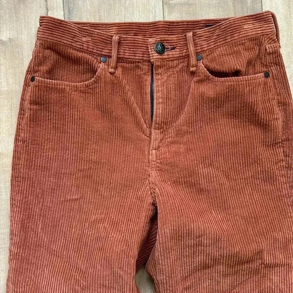 Rag & Bone Dylan Corduroy Ankle Burnt Orange Sz 29 - Picture 4 of 9